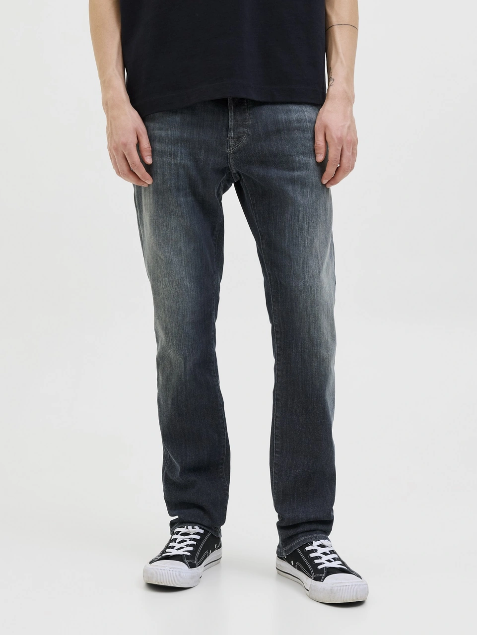 Jack & Jones Jack Jones Erkek Rahat Kesim Kot Pantolon 12278082 Mavi