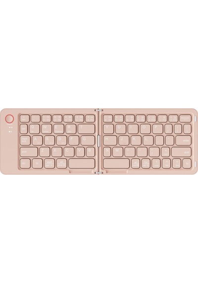 Katlanabilir Mini Bluetooth Klavye - Taşınabilir Pembe Kablosuz Tablet Ve Telefon Klavyesi Katlanabilir Mini Bluetooth Klavye - Taşınabilir Pembe Kablosuz Tablet Ve Telefon Klavyesi