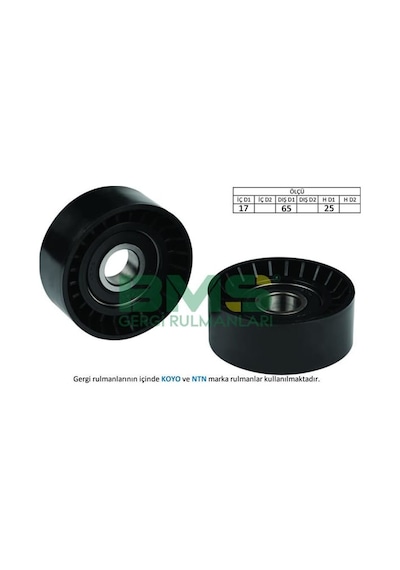 BMS 28 Alternatör V Kayış Gergi Tek Rulman 208 206- T3E C3 III Ds3 207 Dv4C 1007 C2 C3 C II Dv4Td 1.4HDI Tahrik Kayışları 38136117