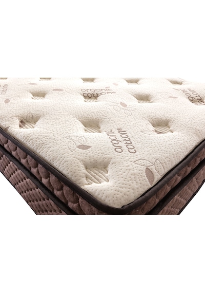 Heyner Organic 90 x 130 Ortopedik Yaylı Yatak Kuş Tüyü Pedli Yatak