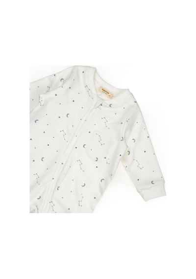 Babycosy Organic Wear Bebek Uzun Kollu Tulum %100 Organik Pamuk - Yenidoğan - Csy8032 Ecru