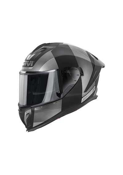 Gıvı 50.3 Vısıon Mat Siyah-tıtanıum-gri Kask Grı