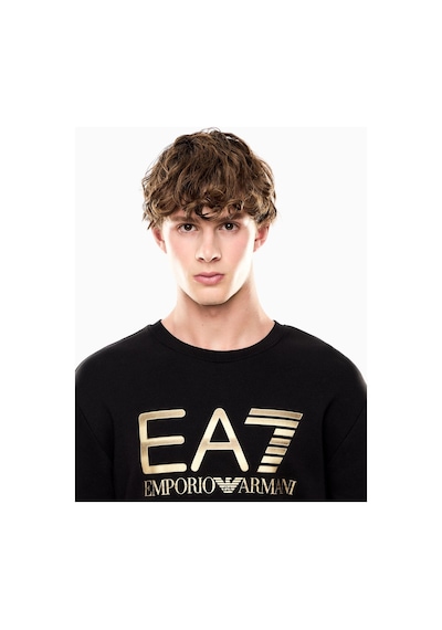 Ea7 7m001191af17787 Logo S Erkek Sweatshirt Siyah