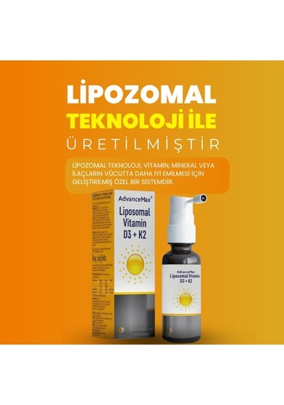 Advancemax Lipozomal D3k2 Sprey