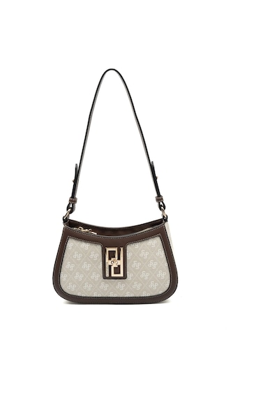 Silver Polo Sp1132 Kadın Çapraz Çanta Monogram Taş-kahve