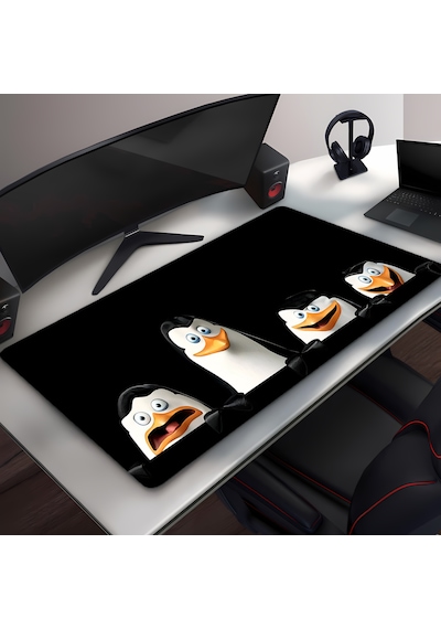 Karışık-01 40x90 Gaming Kaymaz Taban Oyuncu Ultra Pürüzsüz Mousepad 40cm By 90cm