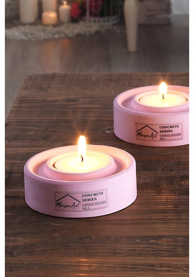 Holder 3'lü Set Mumluk Tea Light Mumluk Seti Dekoratif Şamdan Mumluk 001