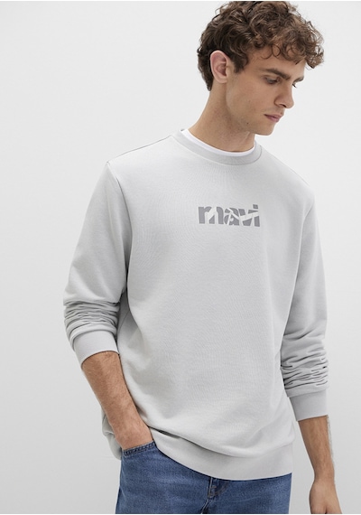 Mavi - Mavi Baskılı Gri Sweatshirt 0s10402-70075 Gri