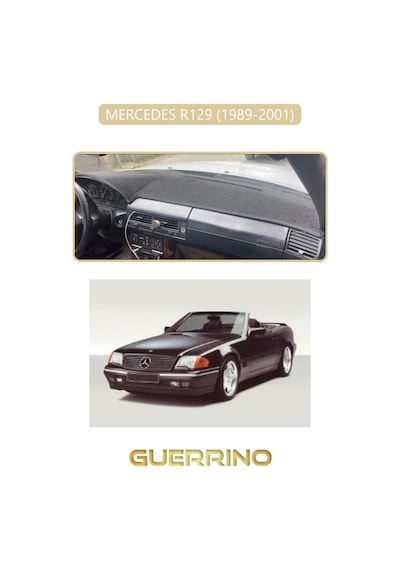 Mercedes R129 1989-2001torpido Koruma Halısı Bej Kenar