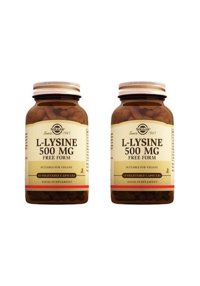 Solgar L-Lysine 500 MG 50 Tablet 2'Li Avantaj Paket