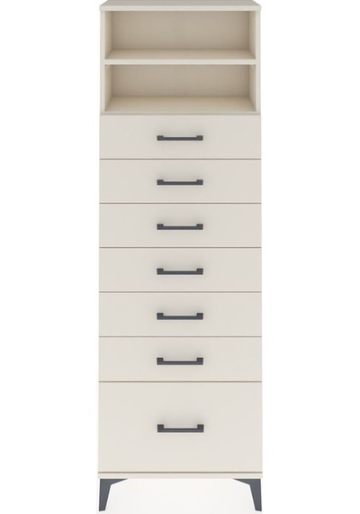Arges Dolap 2 Raflı 7 Çekmeceli 60x30x182 Aytaşı-aytaşı Aytaşı
