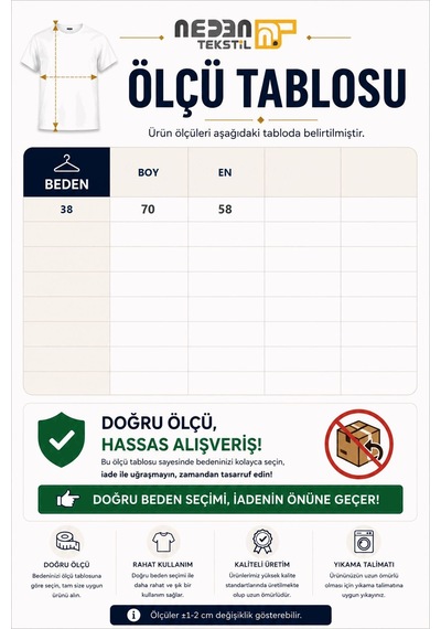 Neden Tekstil Kadın Rahat Kesim Yeşil Oversize Basic Bluz