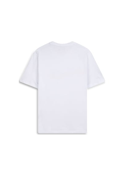 LTB Logo Baskılı Relaxed Beyaz T-shırt