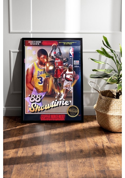 Magic Johnson Çerçeveli Tablo - Basketbol Nba Posteri Tablo