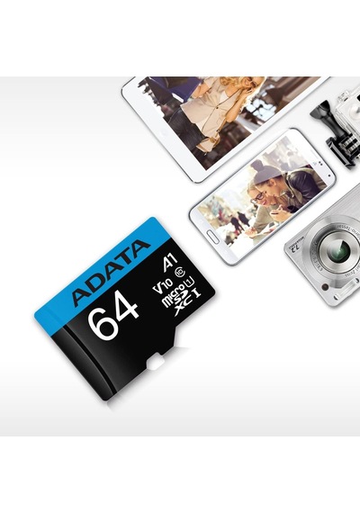 Sd Microsd Card 64gb Sdxc Uhs-ı Class 10 Ada Perakende