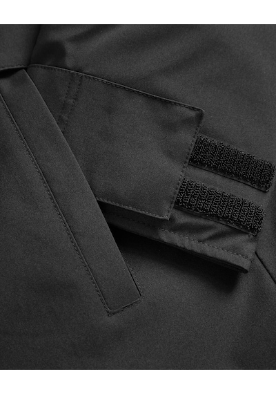 Skechers M Outerwear Coated Jacket Erkek Siyah Mont S242065-001 Siyah