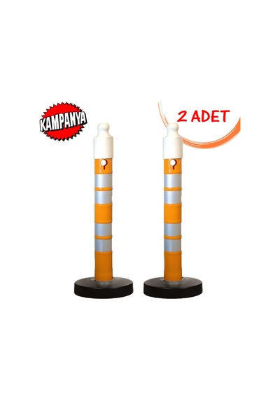Otopark Bariyeri Dikme Dubalı Uyarı Dikmesi Reflektörlü Duba Koni