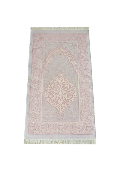 Hediyelik İsme Özel Tesbihli Seccade Seti Pembe Pembe