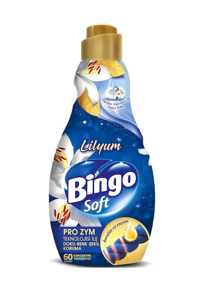 Bingo Soft Çamaşır Yumuşatıcı Konsantre 1440ml Lilyum 9 Lu Set 9'lu Set