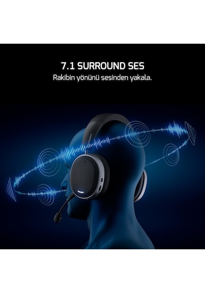 Gamepower Ultima Wireless 7.1 Surround 2000 Mah Gaming Oyuncu Kulaklık
