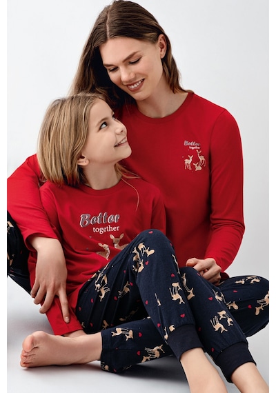 Arnetta Kız Çocuk Kırmızı Pijama Takımı Ar3450-c-v2 Kırmızı