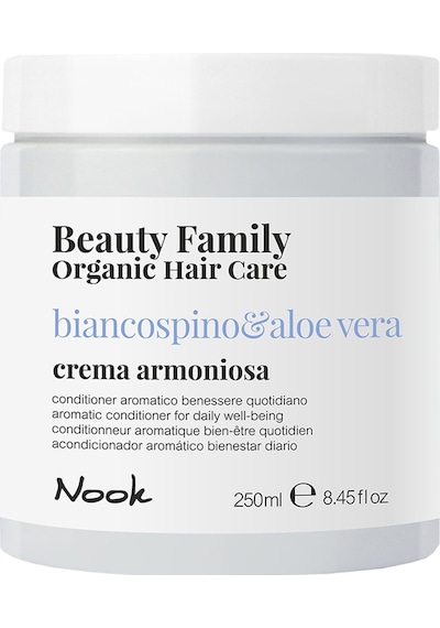 Nook Beauty Family Tüm Saçlar Için Aloe Vera Macadamia Özlü Nemlendirici Yumuşatıcı Saç Kremi 250 ML