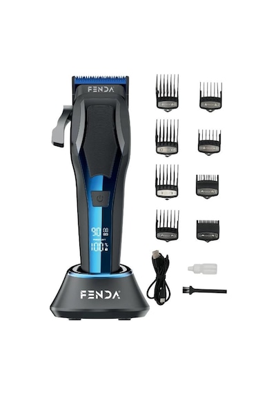 Fenda Profesyonel Standlı Saç Kesim Tıraş Makinesi Bldc 9000 Rpm Lacivert Fndsacks0006
