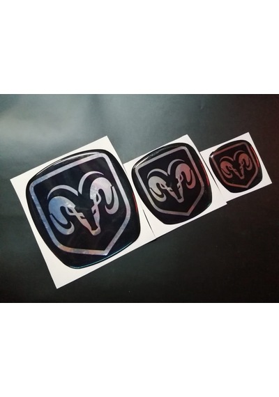 Fiat Egea Sedan Dodge Logo Arma Set (3'Lü)