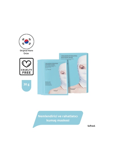 Sudee Ceramide Hydrating Soothing Mask 30 Ml Nemlendirici Ve Rahatlatıcı Kumaş Maskesi
