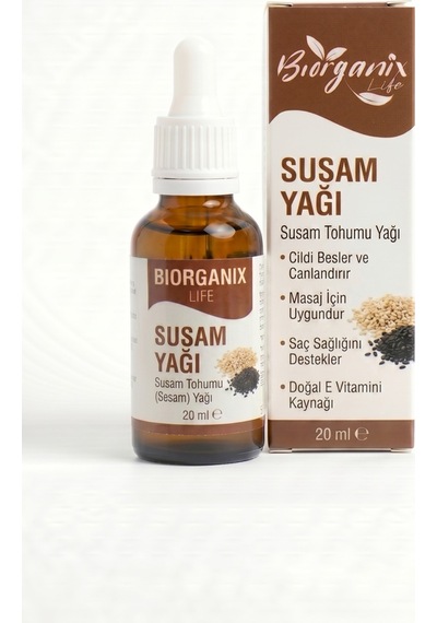 Life Susam Yağı 20 Ml %100 Saf & Soğuk Sıkım Doğal Bakım