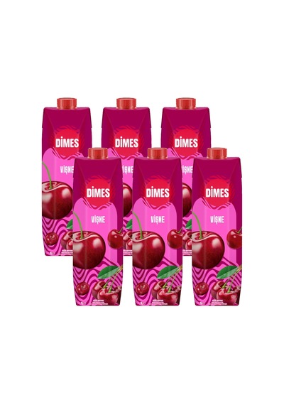 Dimes Vişne Meyve Suyu 1 Lt X 6 Adet