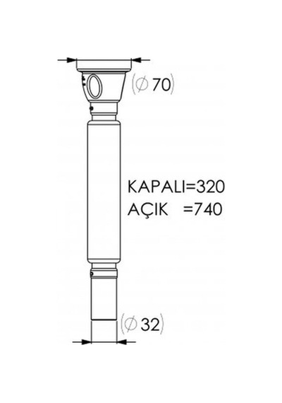Luxwares Plastik Körüklü Standart Lavabo Sifonu Diğer