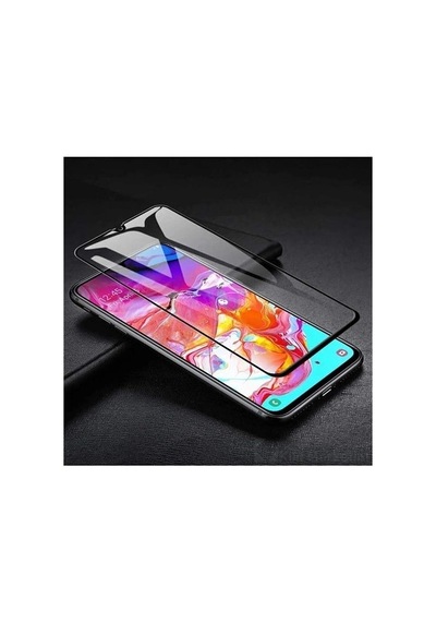 Hubrendy Tedarik Samsung A70 Uyumlu 9d Tam Kaplayan Parmak Izi Bırakmayan Ekran Koruyucu Film