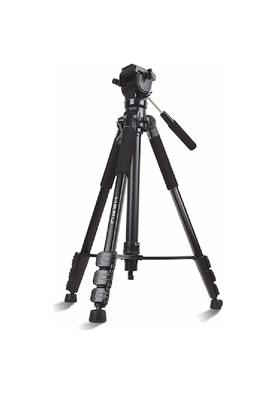 HEPU HP-T05 Profesyonel Tripod – 210 cm | 360° Pan Kafa | Alüminyum Gövde
