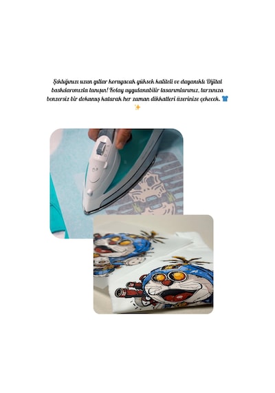 Ütü İle Yapışan Tekstil Transfer Dtf Baskı 9 Adet Emojiler - 674577422