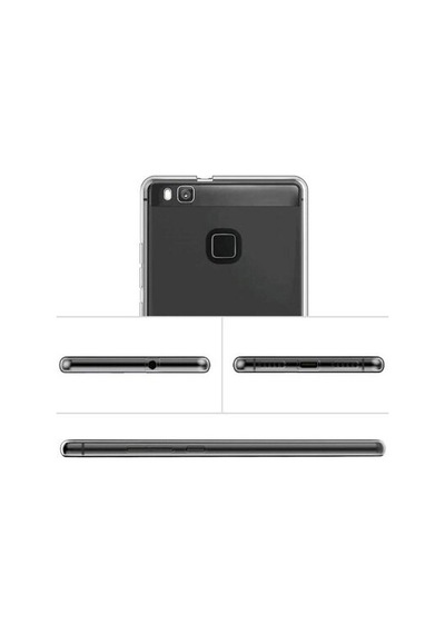 Huawei P10 Lite İle Uyumlu Kılıf Şeffaf Esnek Silikon Telefon Kılıfı Kapak