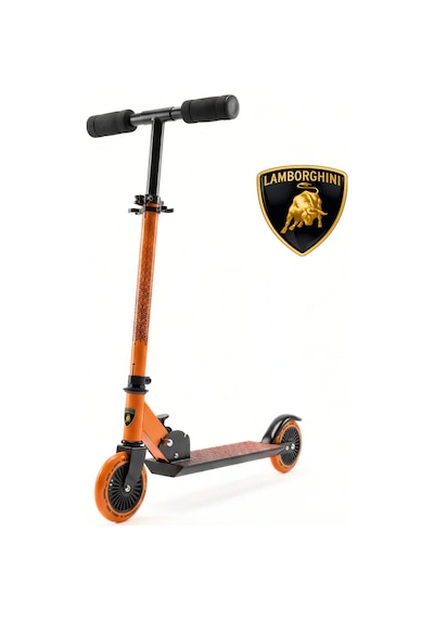Lamborgini L6-120 Katlanabilir 2 Tekerlekli Çocuk Scooter 50kg Kapasite 3+ Yaş Turuncu