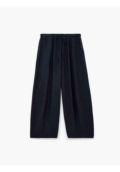 Koton Loose Fit Lacivert Kadın Pantolon 7wak40043pw