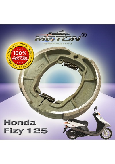 Honda Fizy 125 Arka Fren Balatası Kampana Tipi Yüksek Performans