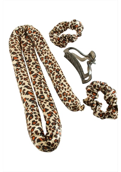 Leopar Desenli Bugidi Saç Şekillendirici Sünger Set