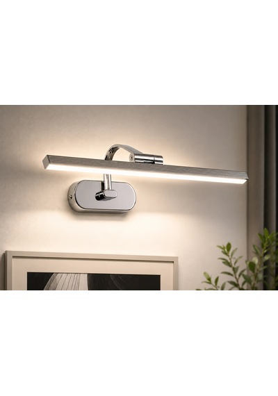 Eco Lounge Cata Ct 5212 Krom Yeni Kasa 7w Duvar Aplik 3200k Günışığı Çok Renkli
