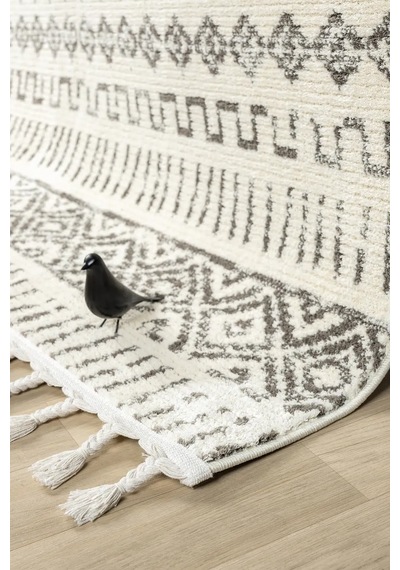 Seyran Halı Puffy 1005 Vizon Polyester Makine Halısı