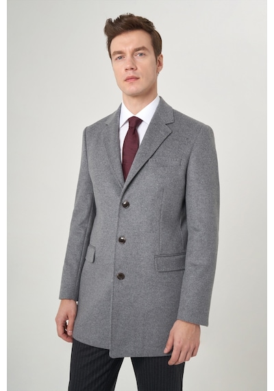 Bisse Erkek Palto Gri Ppl22K22211 D55 Gri