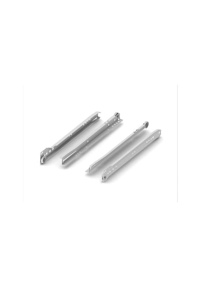 Samet 400Mm Beyaz Bantlı Çekmece Rayı 1 Takım Beyaz