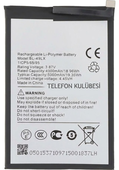 İnfinix Hot 20 Uyumlu Batarya Pil Bl-49lx