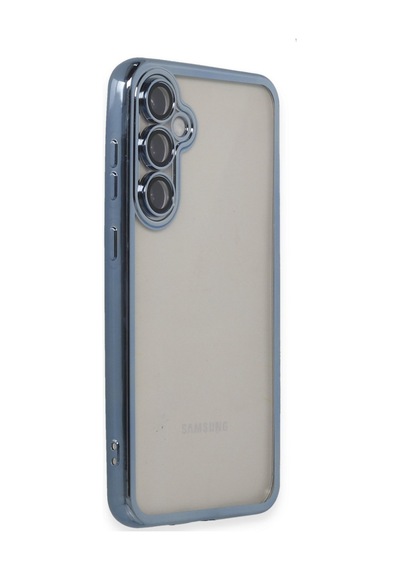 Newface Samsung Uyumlu Galaxy S23 Fe Kılıf Razer Lensli Silikon - Açık Mavi Açık Mavi