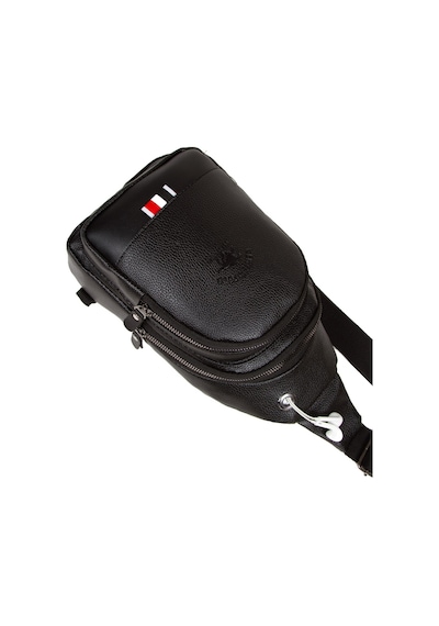 Newish Polo Erkek Bodybag Göğüs Çapraz Çanta Ve El Omuz Çantası New130 Siyah - Bronz