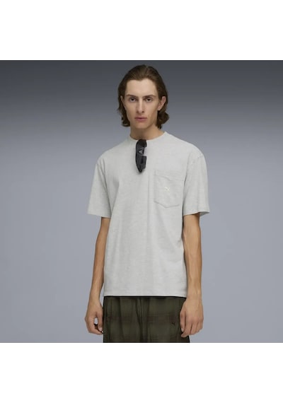 Puma Select Essentials Pocket Tee Açık Gri Erkek T-shirt