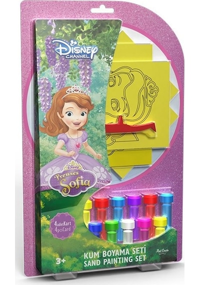 Disney Prenses Sofia Eğitici Ve Eğlenceli Kum Boyama Seti-red Castle Fm-11