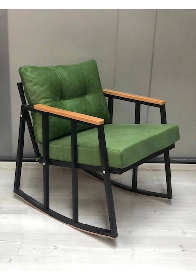 Adımshops Sallanan Sandalye Tv Koltuğu Kafe-balkon-mutfak-berjer-ofis Sallanır Tekli Koltuk Yeşil Adımshops Sallanan Sandalye Tv Koltuğu Kafe-balkon-mutfak-berjer-ofis Sallanır Tekli Koltuk Yeşil